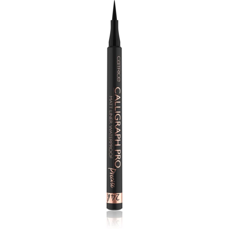 Catrice Calligraph Pro Precise 24h Matt Vízálló szemceruza árnyalat 010 Intense Black Waterproof 1