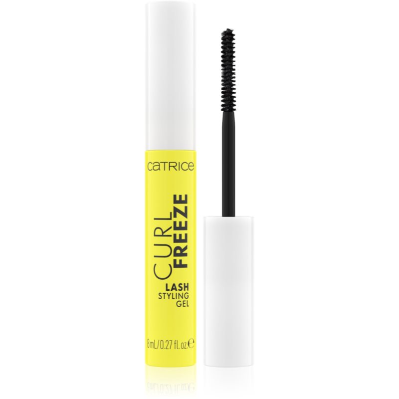 Catrice Curl Freeze Egységesítő sminkalap a dús és ívelt pillákért árnyalat 010 Milky Black Tint 8 ml-Ár