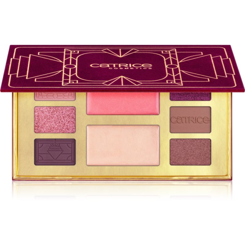 Catrice FESTIVE TREASURES multifunkciós arc paletta árnyalat C01 All I Want Is Velvet 12