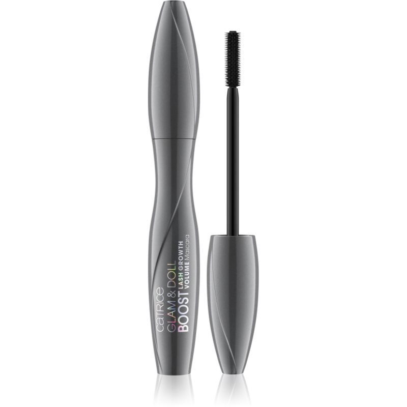 Catrice Glam & Doll Boost Lash Growth Volume dúsító és göndörítő szempillaspirál árnyalat 010 ULTRA BLACK 8 ml-Eredeti