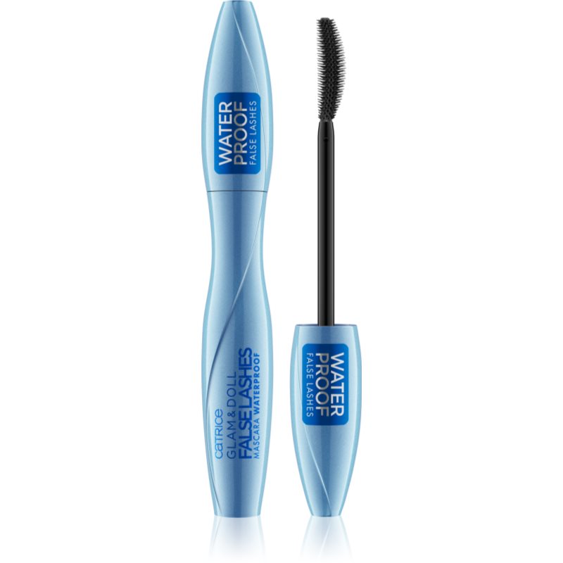 Catrice Glam & Doll False Lashes Műszempilla hatású szempillaspirál vízálló árnyalat 010 Black 10 ml-Eredeti