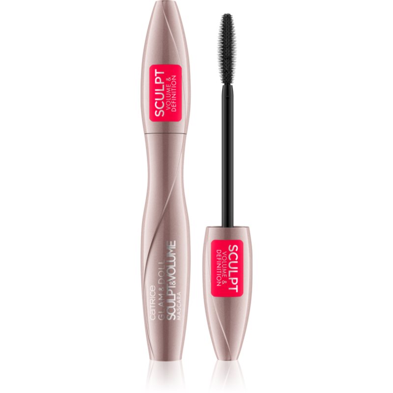 Catrice Glam & Doll Sculpt & Volume tömegnövelő szempillaspirál árnyalat 010 Black 9