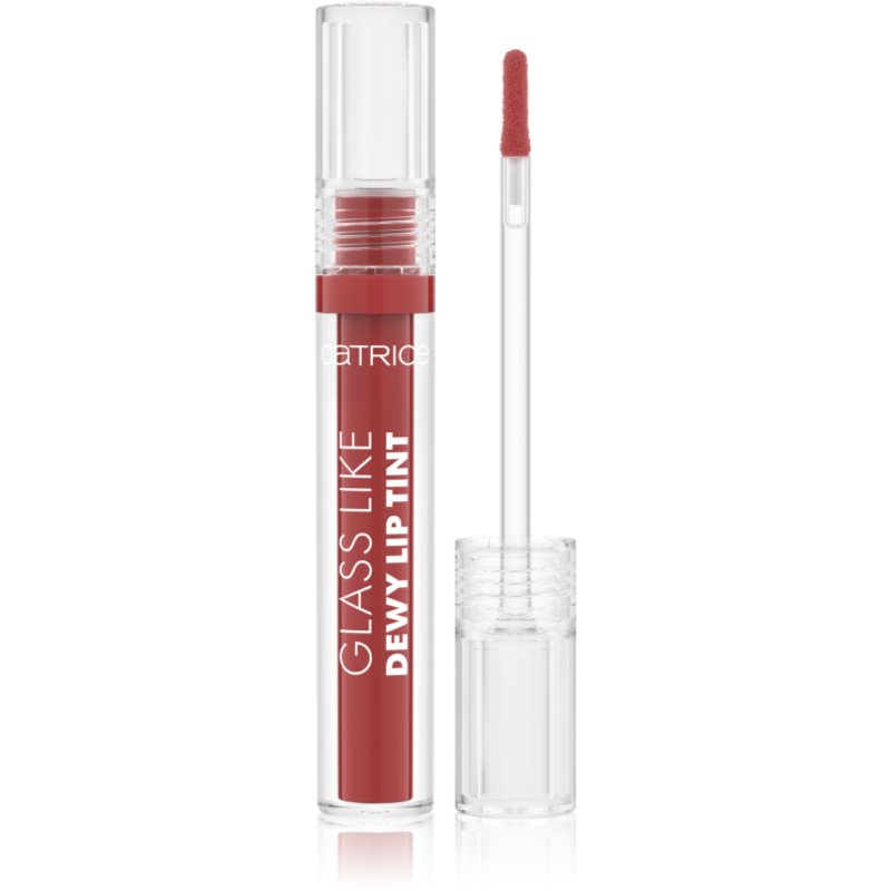 Catrice Glass Like Dewy Lip Tint Magasan pigmentált szájfény hidratáló hatással árnyalat 080 Watch Out - It's Hot 3 ml