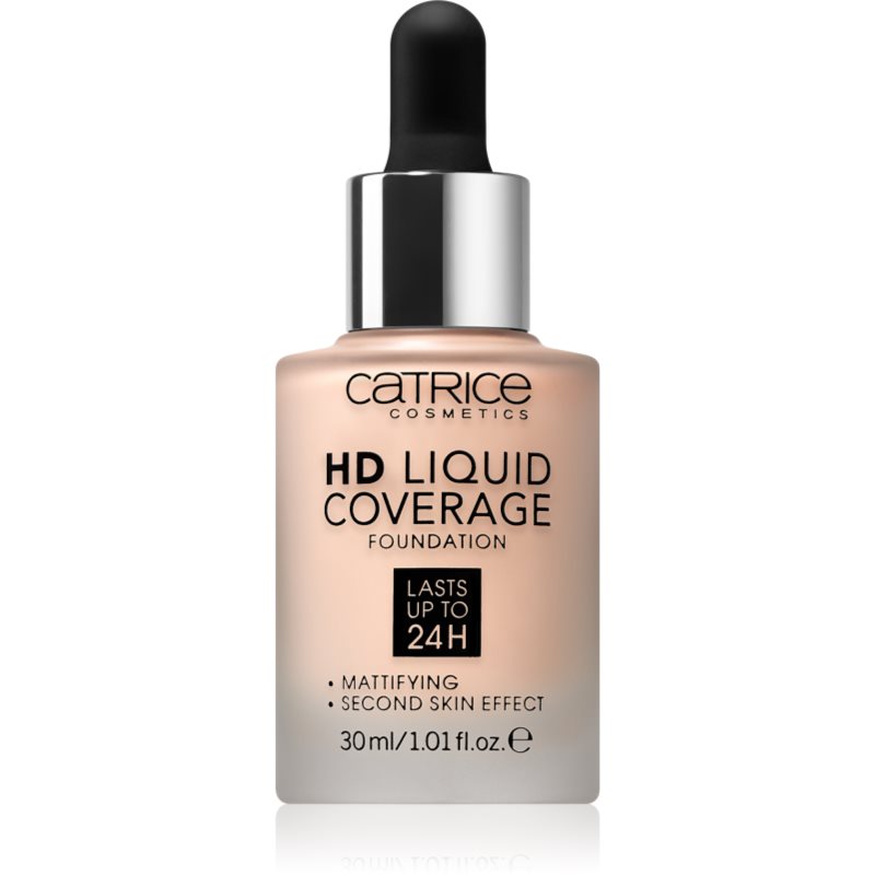 Catrice HD Liquid Coverage alapozó árnyalat 002 Porcelain Beige 30 ml-Eredeti