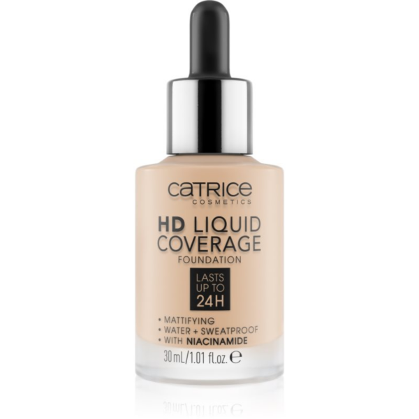 Catrice HD Liquid Coverage alapozó árnyalat 010 Light Beige 30 ml-Eredeti