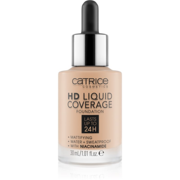 Catrice HD Liquid Coverage alapozó árnyalat 030 Sand Beige 30 ml-Eredeti