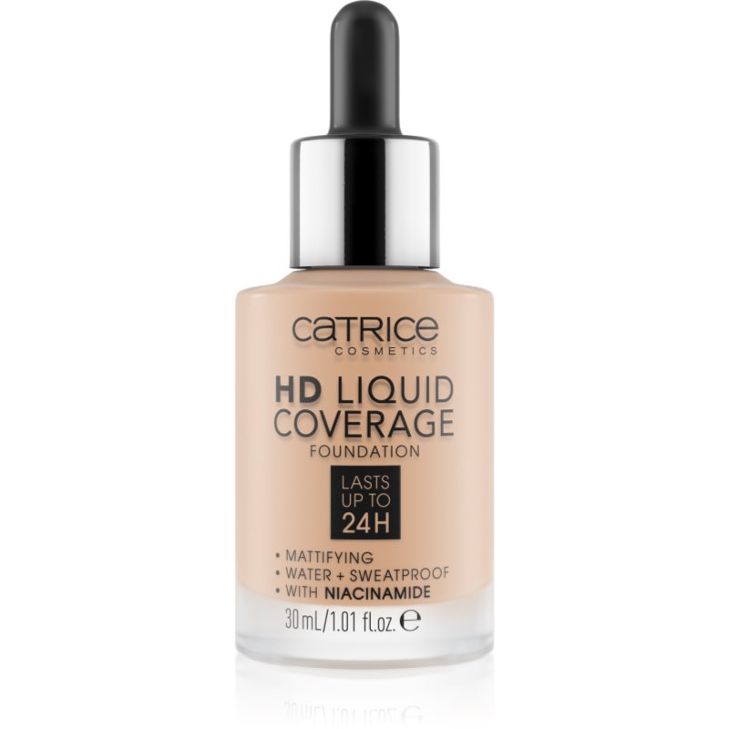 Catrice HD Liquid Coverage alapozó árnyalat 030 Sand Beige 30 ml-Eredeti