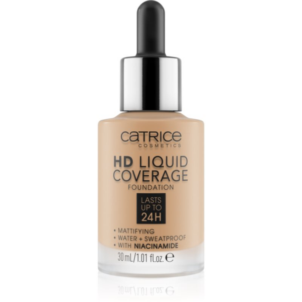 Catrice HD Liquid Coverage alapozó árnyalat 032 - Nude Beige 30 ml-Ár
