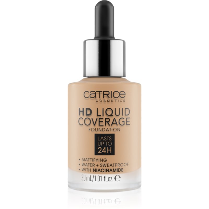 Catrice HD Liquid Coverage alapozó árnyalat 032 - Nude Beige 30 ml-Ár