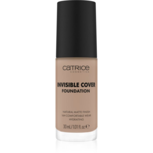 Catrice Invisible Cover Foundation hosszan tartó és erősen fedő alapozó matt hatással árnyalat 025N 30 ml-Ár