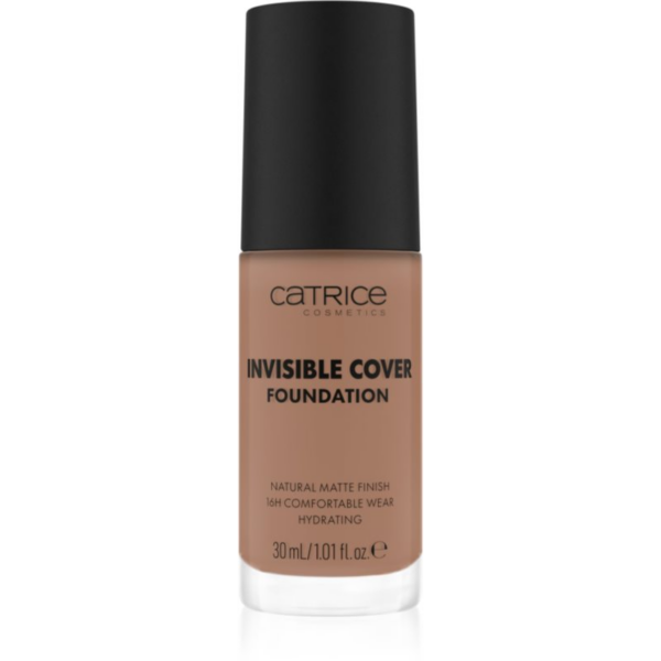 Catrice Invisible Cover Foundation hosszan tartó és erősen fedő alapozó matt hatással árnyalat 050C 30 ml-Ár