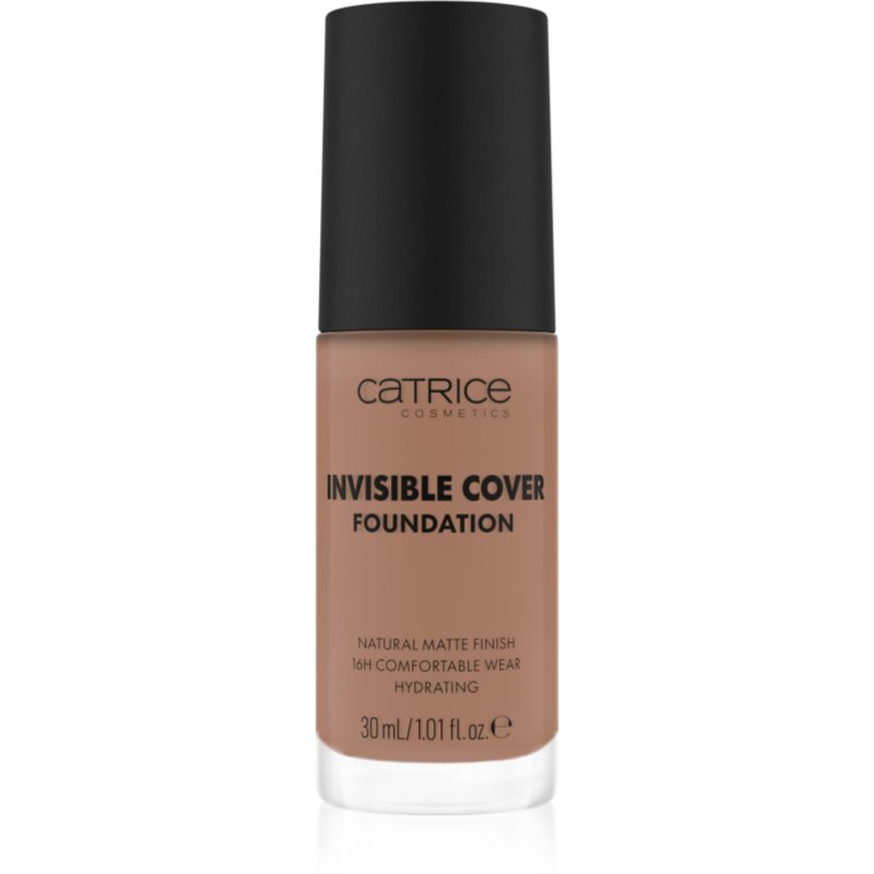 Catrice Invisible Cover Foundation hosszan tartó és erősen fedő alapozó matt hatással árnyalat 050C 30 ml-Ár