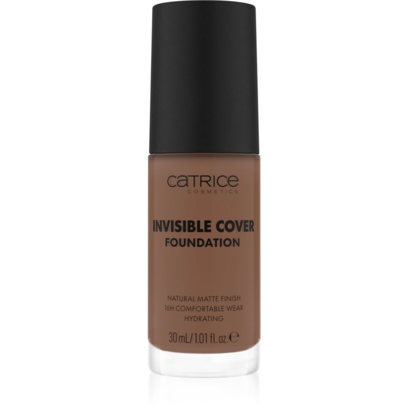 Catrice Invisible Cover Foundation hosszan tartó és erősen fedő alapozó matt hatással árnyalat 057C 30 ml-Ár