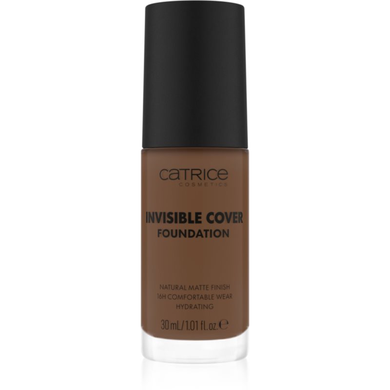Catrice Invisible Cover Foundation hosszan tartó és erősen fedő alapozó matt hatással árnyalat 062W 30 ml-Ár