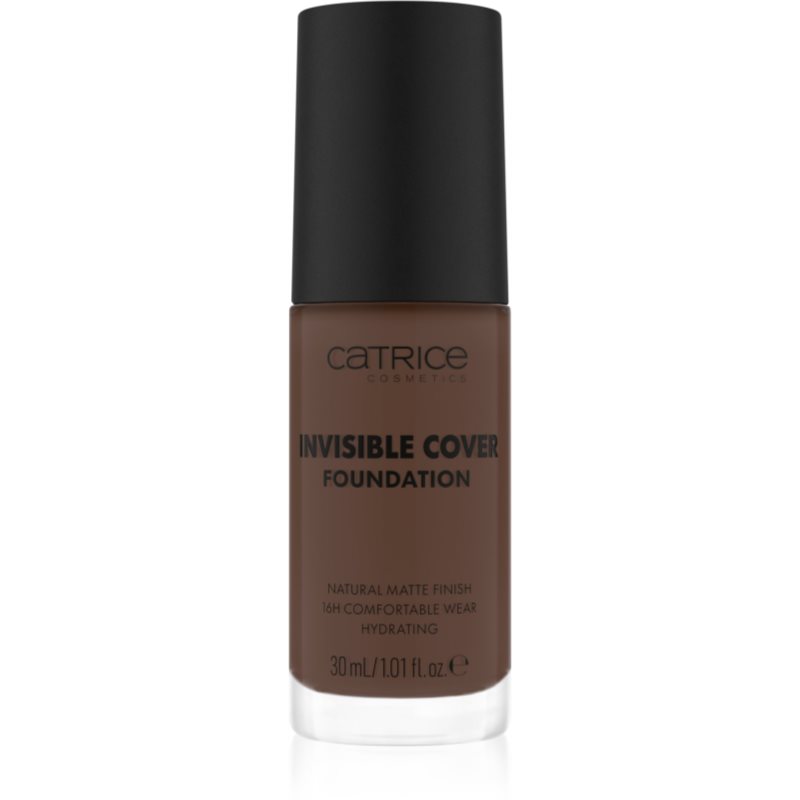 Catrice Invisible Cover Foundation hosszan tartó és erősen fedő alapozó matt hatással árnyalat 067C 30 ml-Ár