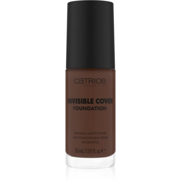 Catrice Invisible Cover Foundation hosszan tartó és erősen fedő alapozó matt hatással árnyalat 072C 30 ml-Ár