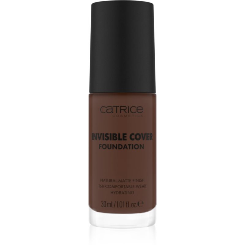 Catrice Invisible Cover Foundation hosszan tartó és erősen fedő alapozó matt hatással árnyalat 072C 30 ml-Ár
