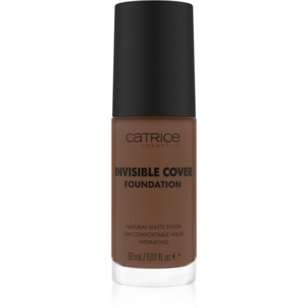 Catrice Invisible Cover Foundation hosszan tartó és erősen fedő alapozó matt hatással árnyalat 075W 30 ml-Ár