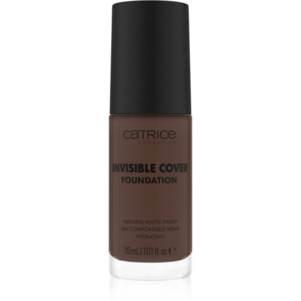 Catrice Invisible Cover Foundation hosszan tartó és erősen fedő alapozó matt hatással árnyalat 077C 30 ml-Ár