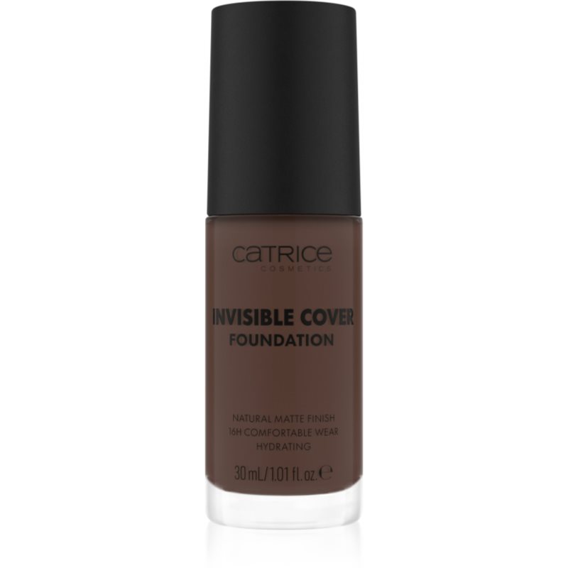 Catrice Invisible Cover Foundation hosszan tartó és erősen fedő alapozó matt hatással árnyalat 077C 30 ml-Ár