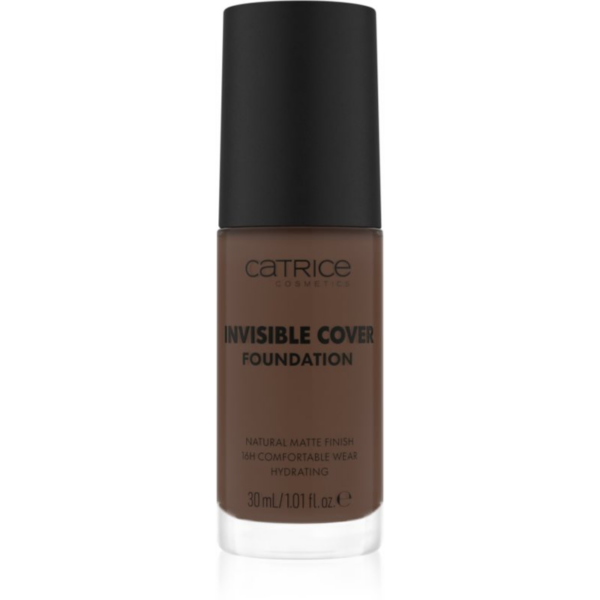 Catrice Invisible Cover Foundation hosszan tartó és erősen fedő alapozó matt hatással árnyalat 080W 30 ml-Ár