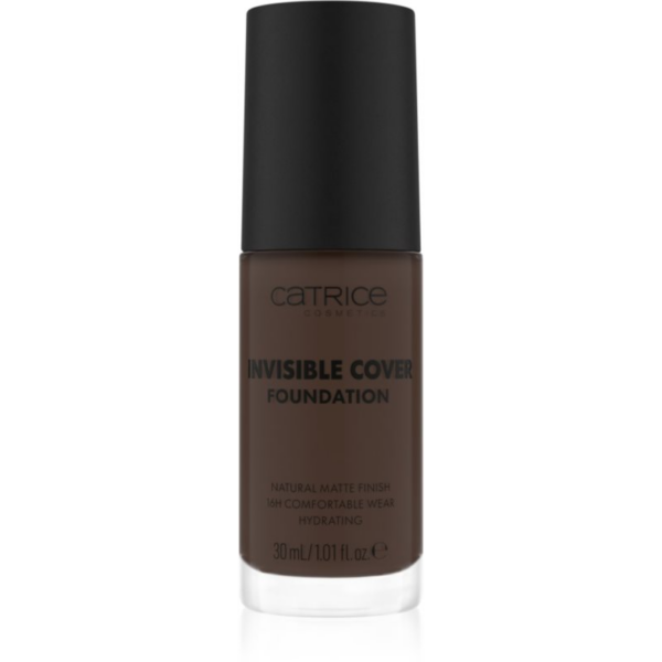 Catrice Invisible Cover Foundation hosszan tartó és erősen fedő alapozó matt hatással árnyalat 085N 30 ml-Ár