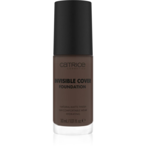 Catrice Invisible Cover Foundation hosszan tartó és erősen fedő alapozó matt hatással árnyalat 087N 30 ml-Ár