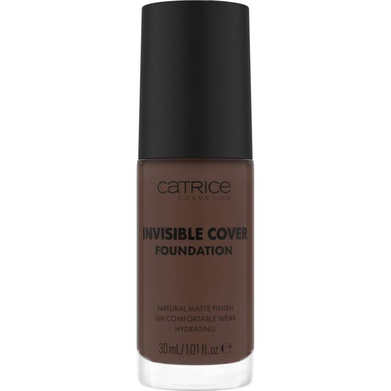 Catrice Invisible Cover Foundation hosszan tartó és erősen fedő alapozó matt hatással árnyalat 090N 30 ml-Ár