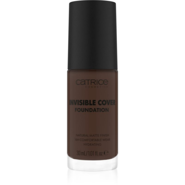 Catrice Invisible Cover Foundation hosszan tartó és erősen fedő alapozó matt hatással árnyalat 092C 30 ml-Ár