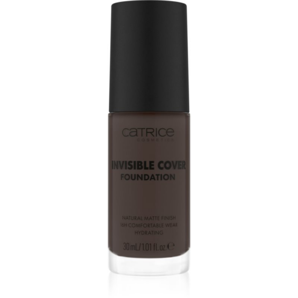 Catrice Invisible Cover Foundation hosszan tartó és erősen fedő alapozó matt hatással árnyalat 097N 30 ml-Ár