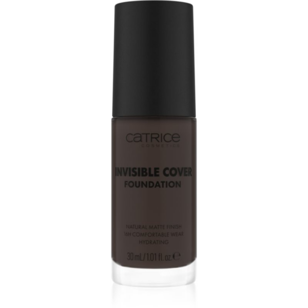 Catrice Invisible Cover Foundation hosszan tartó és erősen fedő alapozó matt hatással árnyalat 100N 30 ml-Ár