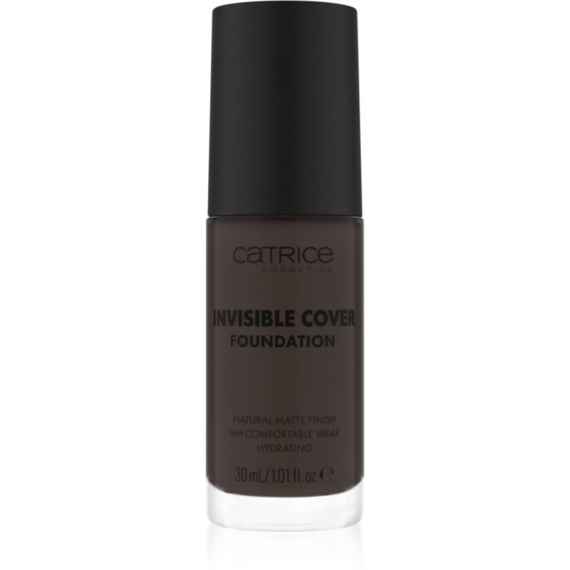 Catrice Invisible Cover Foundation hosszan tartó és erősen fedő alapozó matt hatással árnyalat 100N 30 ml-Ár