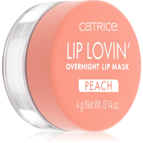 Catrice Lip Lovin' hidratáló maszk az ajkakra éjszakára árnyalat 030 Feelin' Peachy 4 g