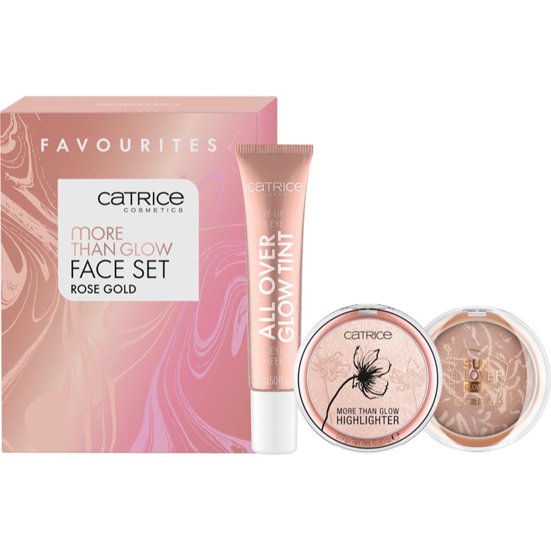 Catrice More Than Glow Face Set alapozószett árnyalat Rose Gold-ár