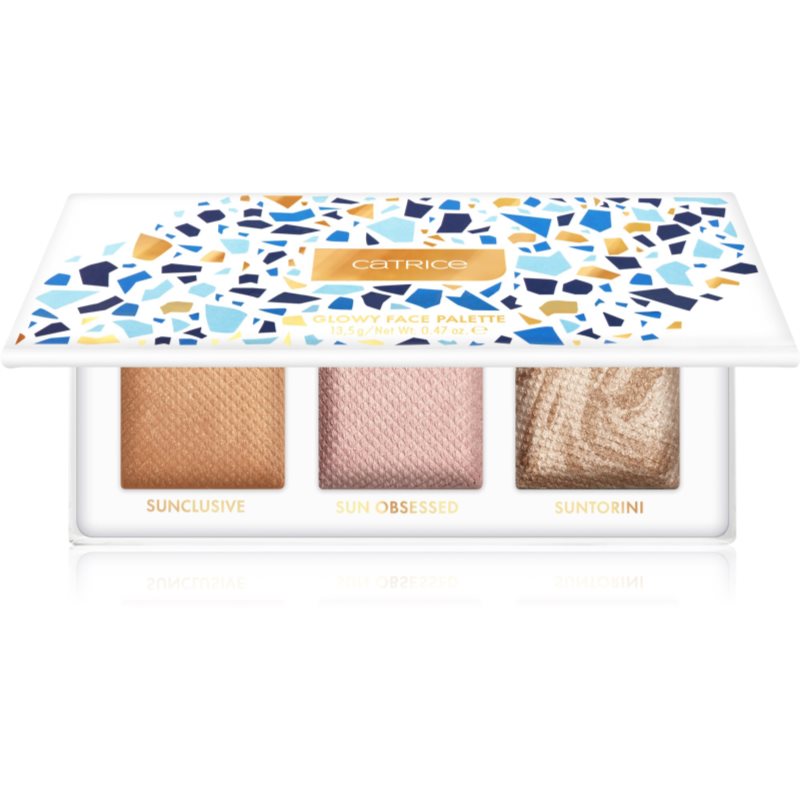 Catrice SUMMER OBSESSED Púderes highlight és kontúr paletta árnyalat C01 Seaside Glow 13 ml-Ár
