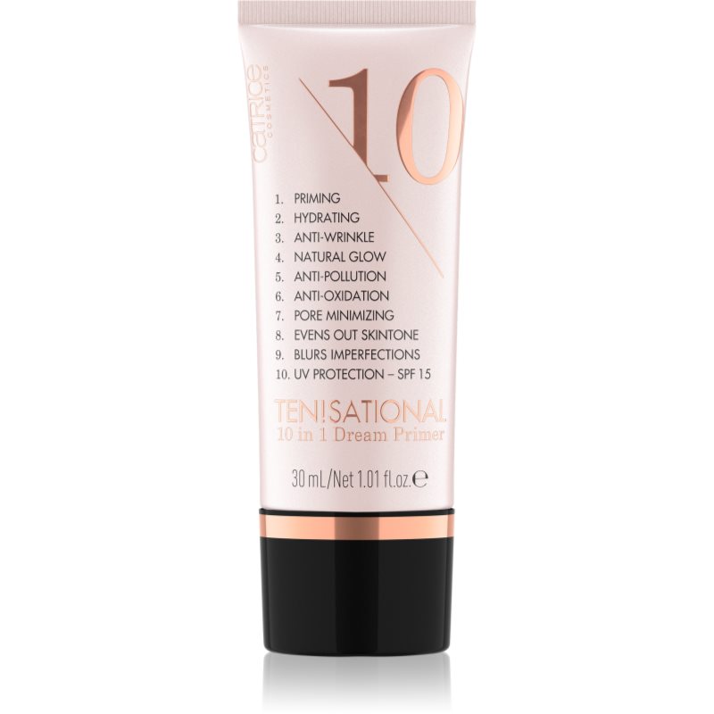 Catrice Ten!sational sminkalap a make-up alá SPF 15 árnyalat TEN!SATIONAL 10 IN 1 DREAM PRIMER 30 ml-Eredeti