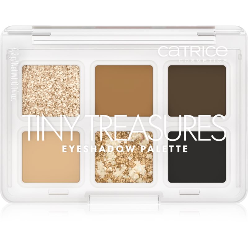 Catrice Tiny Treasures szemhéjfesték paletta árnyalat 010 Everyday Essentials 4.2 g