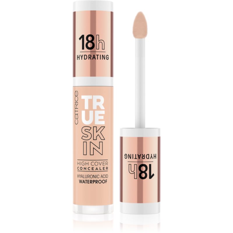 Catrice True Skin folyékony fedő korrektor árnyalat 010 Cool Cashmere 4