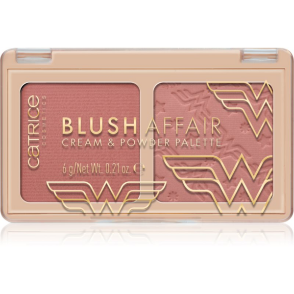 Catrice Wonder Woman duo arcpirosító árnyalat 020 Powerfull Together 6 g-ár