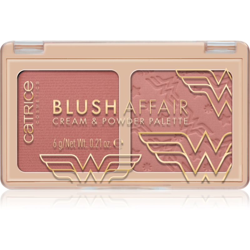 Catrice Wonder Woman duo arcpirosító árnyalat 020 Powerfull Together 6 g-ár