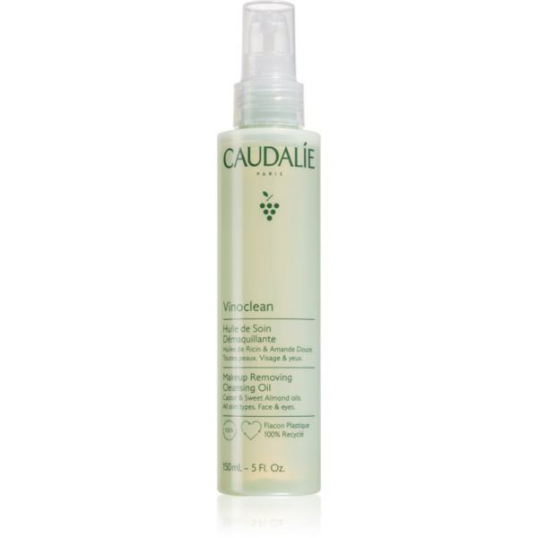 Caudalie Vinoclean tisztító és sminklemosó olaj az arcra és a szemekre 150 ml-Ár