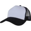 Cayler and Sons Basic Retro Trucker Cap - White/Black