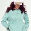 Celadon sweatshirt By o la la cxp1257.fadedgreen