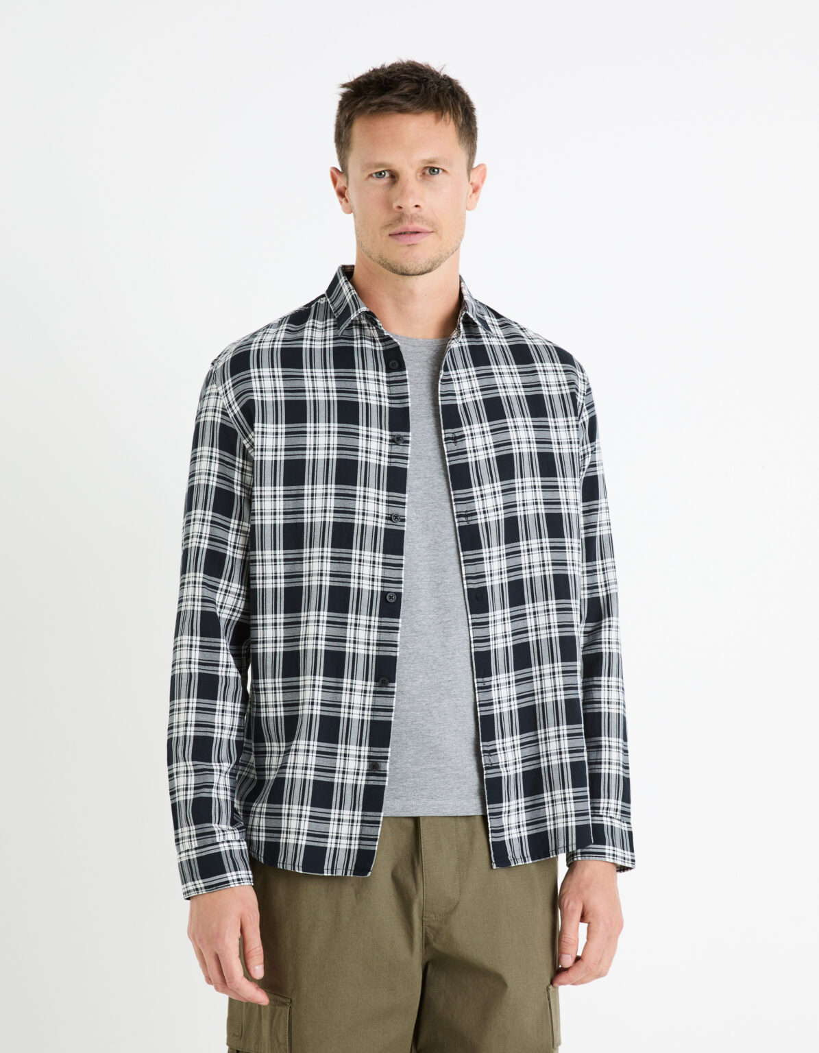 Celio Checkered Shirt Fadro - Men