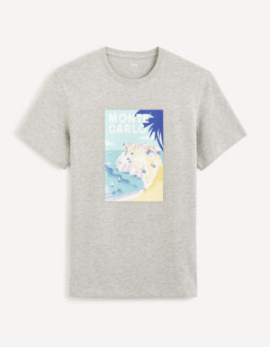Celio Cotton T-Shirt Cevinty Monte Carlo - Men