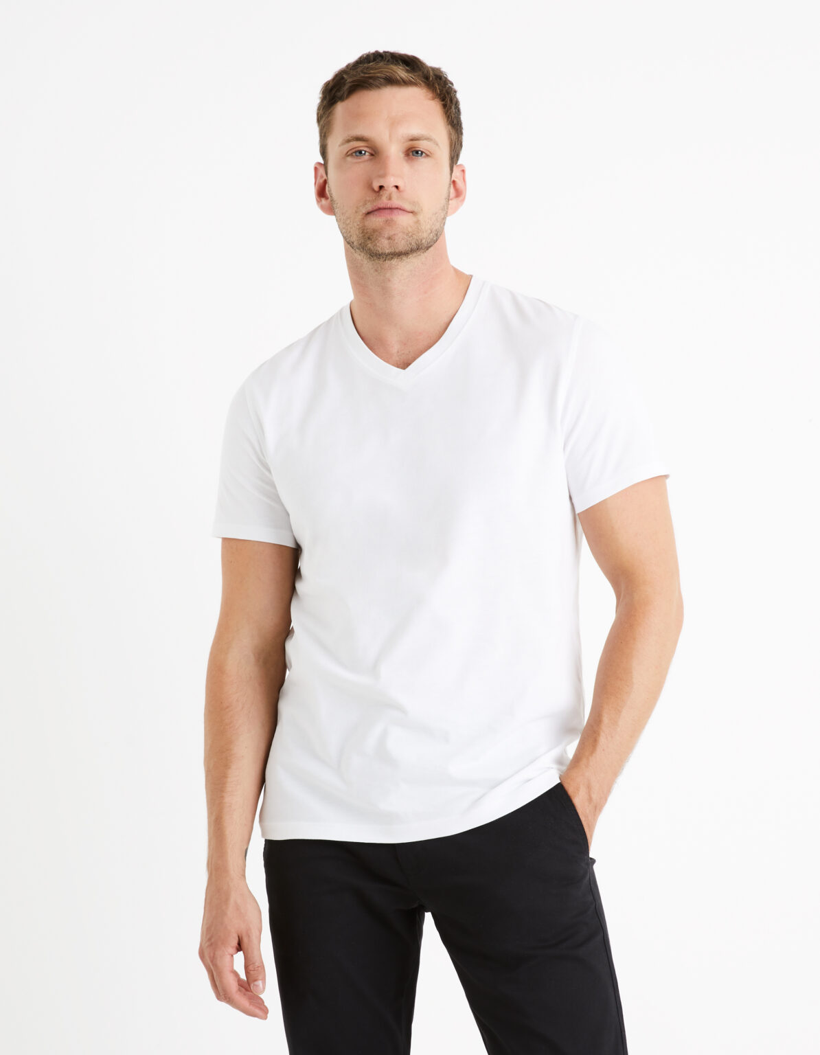 Celio Cotton T-Shirt Debasev - Men