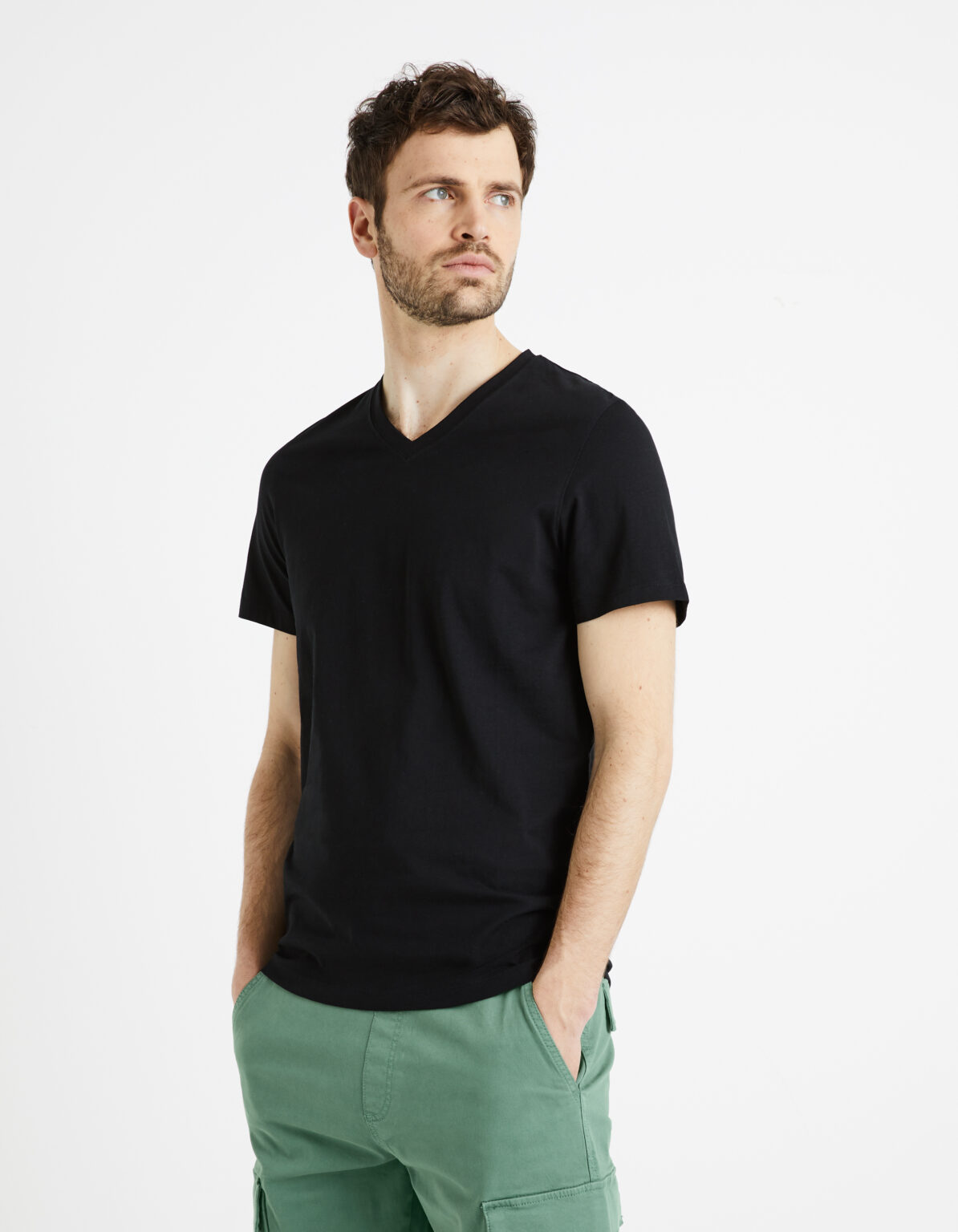 Celio Cotton T-Shirt Debasev - Men