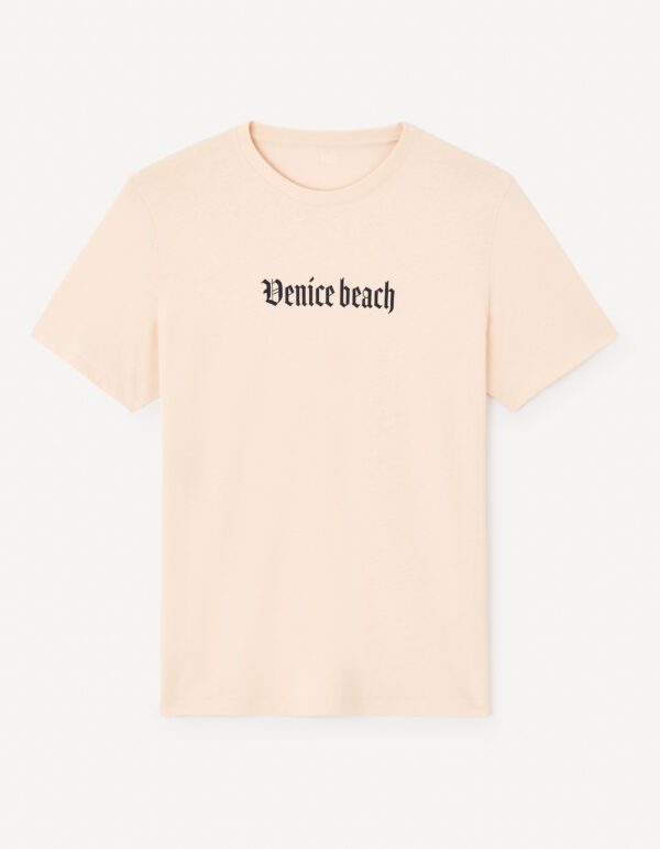 Celio Cotton T-shirt Jedark - Men's
