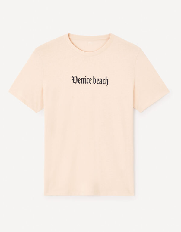 Celio Cotton T-shirt Jedark - Men's