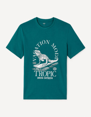 Celio Cotton T-shirt Jegator - Men's